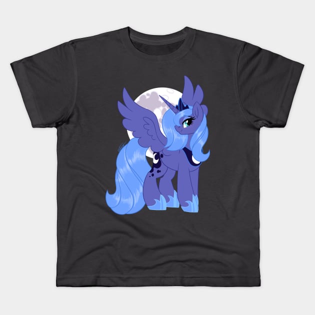 Princess 'Woona' Luna Kids T-Shirt by Marie Oliver